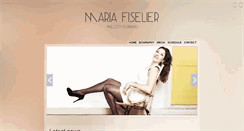 Desktop Screenshot of mariafiselier.com